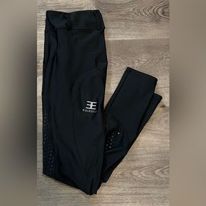 Black Equestly Riding Breeches